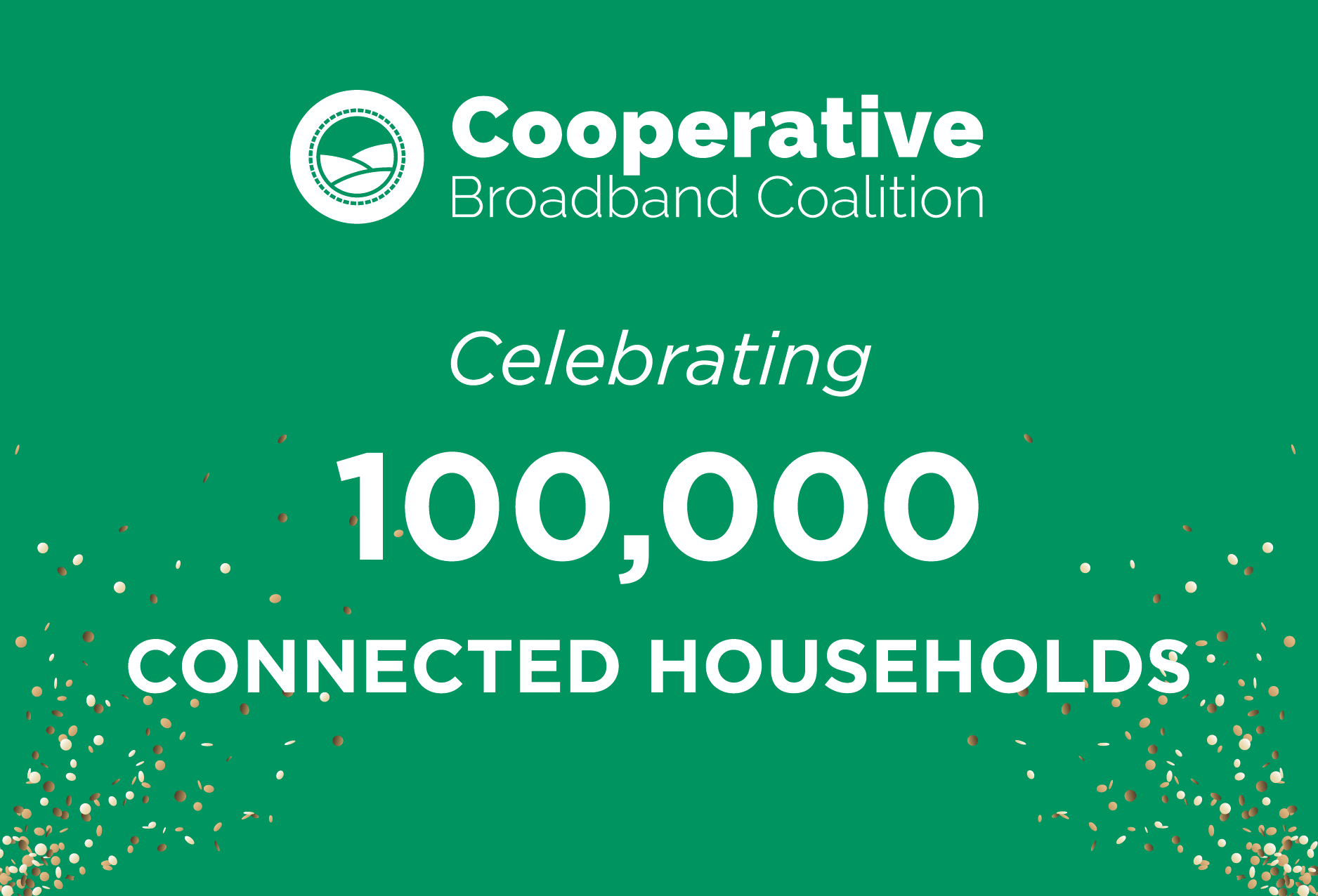 Cooperative Broadband Coalition Reaches 100,000+ Subscriber Milestone